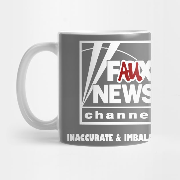 Faux News Channel White Logo by TheManyFaced